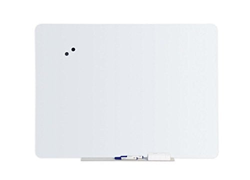 MasterVision Magnetic Tempered Glass Dry Erase Board, 36 x 48 Inches (GL080101)