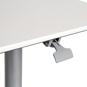 Seville Classics AIRLIFT XL 28" Height Adjustable Laptop Desk Cart, White