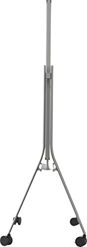 Best-Rite Visionary Curve Mobile Magnetic Glass Whiteboard Easel (74955)