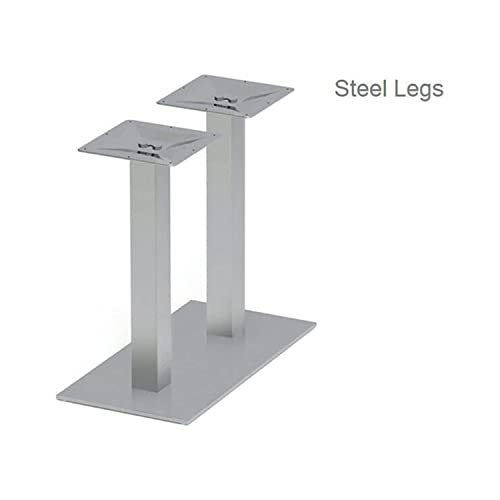 Generic Conference Room Table 12 ft Executive Boat Shaped Metal Steel Legs Desk