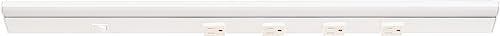 Generic High Output Lighted Power Strip, 24-1/2", 800 Lumens, White Finish, 3000K