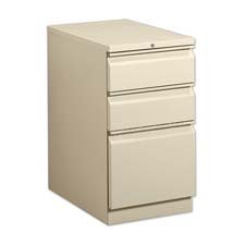 HON Mobile Pedestal Box/Box/File in Putty - Pack of 2