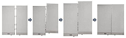 G GOF 2 Person Separate Workstation Cubicle (6'D x 12'W x 4'H) - Office Partition & Room Divider