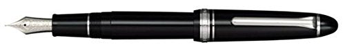 Sailor 1911 Large Black ST 21K Gold Rhodium Plating Fine Point Fountain Pen - 11-2024-220