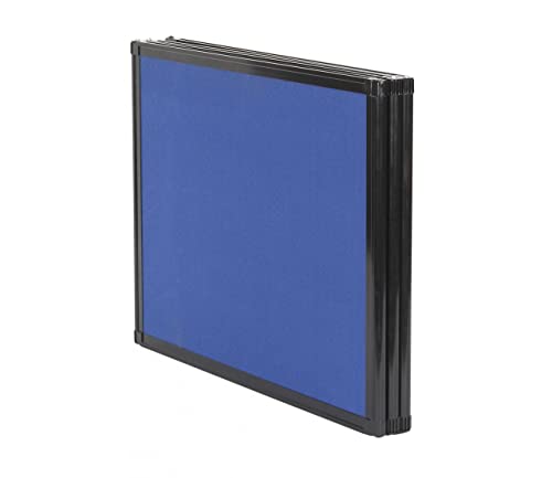 VERSARE Folding 3-Panel Partition Tabletop Display | Lightweight Portable Workspace Divider | Cloud Gray 99" x 36