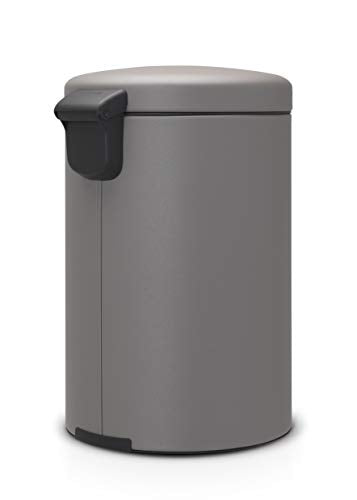 Brabantia Pedal Bin newIcon, 20 L, Mineral Concrete Grey