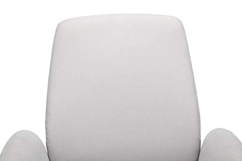 OFM 733-F Modern Fabric Upholstered Office, Cushioned Arm Chair, Grey