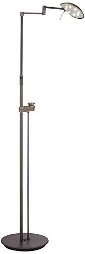 Holtkoetter 6317LEDSLD HBOB LED Floor Lamp with Side Line Dimmer, Hand-Brushed Old Bronze, 10.75" x 17.25" x 54"