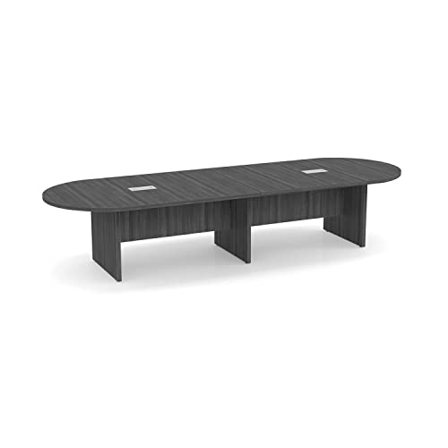 Generic 12 FT Modern Executive Conference Room Table with Power Data Modules