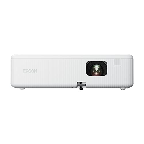 Epson EpiqVision Flex CO-W01 Portable Projector, 3-Chip 3LCD, 3000 Lumens, 300-Inch Screen, Streaming Ready