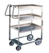 Lakeside 5925 Three Tier Ergo-One Utility Cart, 21" x 33" Shelf Size