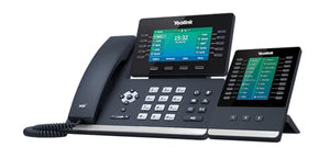 MM MISSION MACHINES Business Phone System Y300: Yealink T54W Phones + Server + 1 Year Phone Service (4 Phone Bundle)