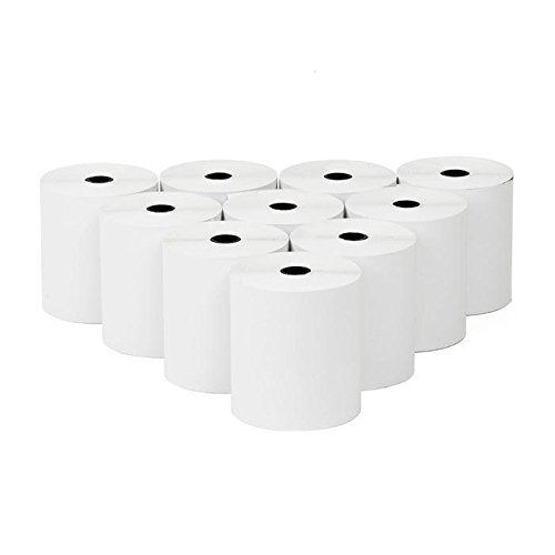 EOM-POS Cash Register Drawer + Thermal Receipt Printer (80mm) + Barcode Scanner (Cordless) [Black]+ 10 Rolls of Receipt Paper