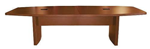 Mayline 12' Boat Conference Table Overall Dimensions: 144"W X 48"D X 291/2"H 1 5/8" Thick Work Surface - Gray Steel