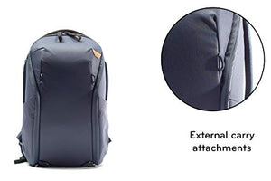 Peak Design Everyday Backpack Zip 20L Midnight, Carry-on Backpack with Laptop Sleeve (BEDBZ-20-MN-2)
