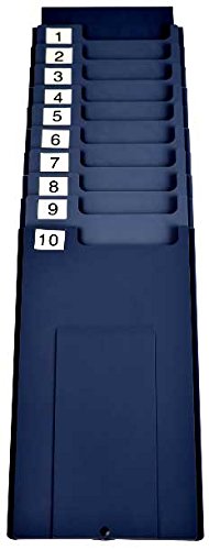 Compumatic XL1000e Heavy Duty Calculating Time Recorder Includes 100 Cards, 10 Pocket Rack, Spare Ribbon