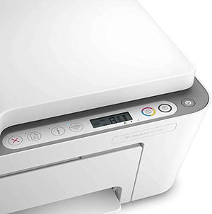 HP DeskJet 4158e All-in-One Wireless Color Inkjet Printer, White - Print Copy Scan - 1200 x 1200 dpi, 35-Sheet ADF, Icon LCD Display, Dual-Band Wi-Fi, Hi-Speed USB, W/Silmarils Cable