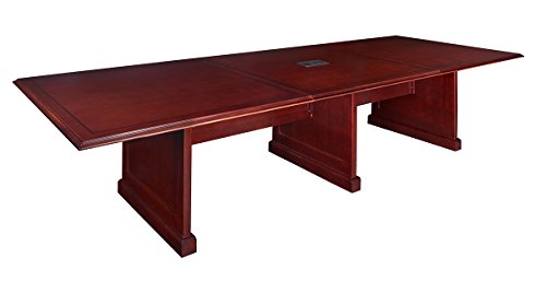 Regency Prestige 144-Inch Modular Conference Table with Power Data Grommets, Mahogany