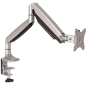 StarTech.com Desk Mount Monitor Arm - Full Motion Articulating - Monitors 12 to 34 Adjustable VESA Single Monitor Arm - Desk & Grommet Clamp -Silver (ARMPIVOTHD)