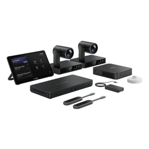 TWAComm.com Yealink MVCS90-C5-007 Teams Room System Bundle for Large ProAV Rooms with Connectivity to PC, Mac, Cell & Softphones + Microfiber Cloth