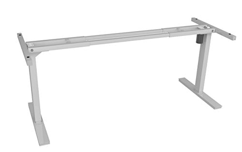 Ergo Elements Electric Adjustable Height Standing Desk Frame with Up/Down Button, White