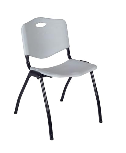 Romig M Lightweight Stackable Sturdy Breakroom Chair (40 Pack) - Grey