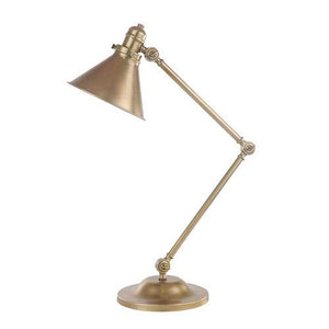 Elstead Lighting EL/PV/TL AB Provence Table Lamp, Aged Brass