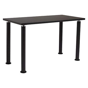National Public Seating Designer Height Adjustable School Science Lab Utility Table 54" L x 24" W with Phenolic Top - Black