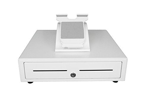 APG VB554A-AW1616 Vasario Series Standard-Duty Cash Drawer with USB PRO Interface, Painted Front, 16.3" x 16.3" x 4.3", White