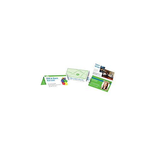 Avery Folded Two-Side Printable Clean Edge Business Cards for Inkjet Printers, White, Matte, Pack of 120 (8820)