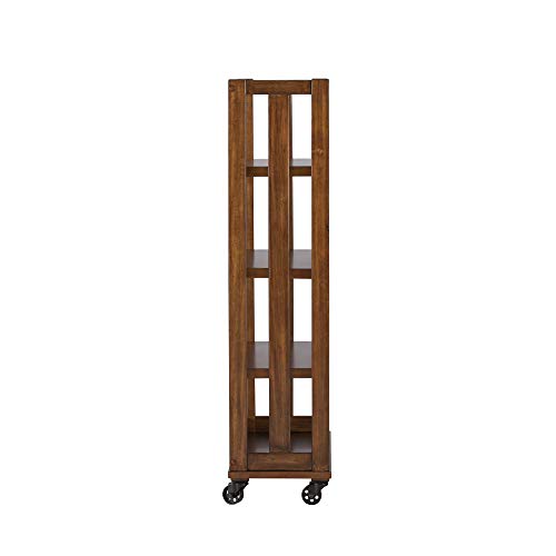 Liberty Furniture 411-HO201 Arlington House Home Office Open Bookcase, 37" x 15" x 60", Cobblestone Brown