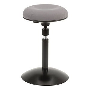 Norwood Commercial Furniture NOR-NIL1716F-GR-SO Active Stool W/Adjustable Height Pivot Round Seat, Grey