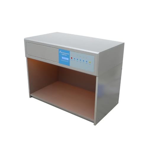 HayWHNKN Color Matching Cabinet for Textile Printing Dyeing Materials - D65 TL84 UV F Light Source 110V