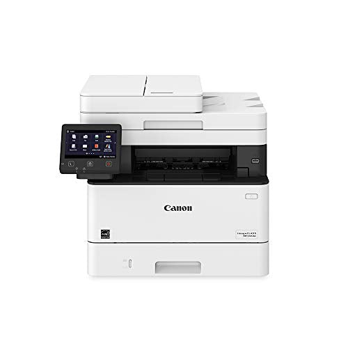 Canon Imageclass MF445dw - All In One, Wireless, Mobile Ready Duplex Laser Printer, with 3 Year Warranty, White, Amazon Dash Replenishment Ready