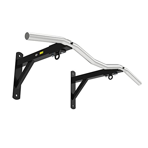 TYX Wall Mounted Pull Up Bars, Heavy Duty Chin Up Bar with Multi Grips, Strength Training Equipment for Indoor Home Gym Workout