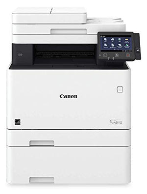 Canon Color imageCLASS MF743Cdw - All in One, Wireless, Mobile Ready, Duplex Laser Printer (Comes with 3 Year Limited Warranty), White, Mid Size, Amazon Dash Replenishment Ready