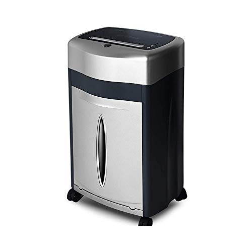 HIZLJJ 21-Sheet Cross-Cut Paper Shredder for Office Use - CD/Credit Card Shredder