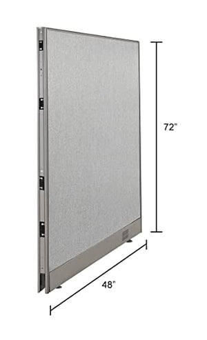 GOF Office Partition Single Full Fabric Panel (48" w x 72" h)