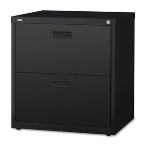 Lorell 2-Drawer Lateral File, 30 by 18-5/8 by 28-1/8-Inch, Black