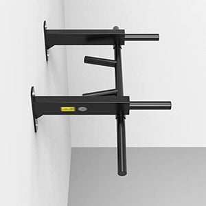 TYX Heavy Duty Chin Up Bars, Wall Mounted Pull Up Bar with Multi Grips, Strength Training Equipment for Home Gym Indoor,Black