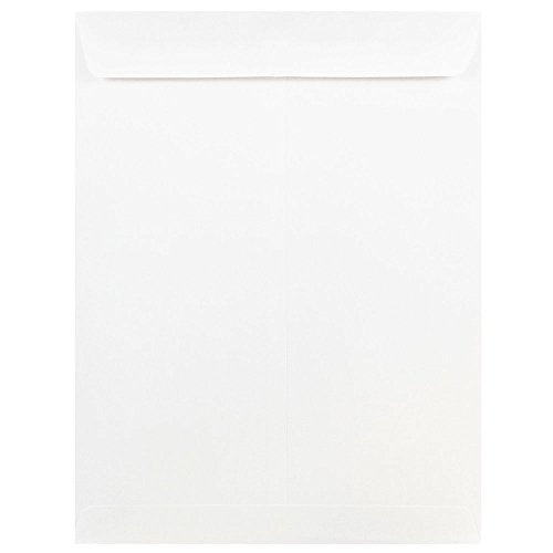 JAM PAPER 9 x 12 Open End Catalog Commercial Envelopes - White - Bulk 1000/Carton