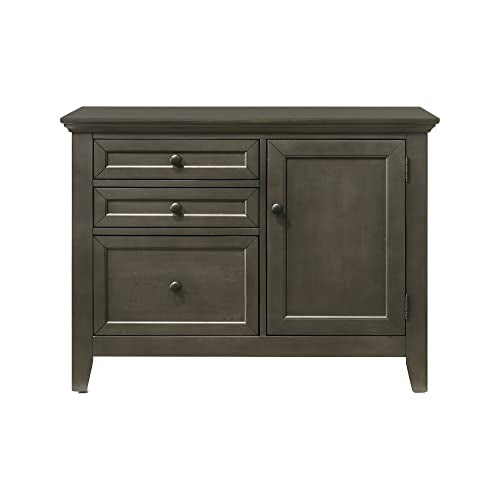 Intercon San Mateo Home Office 41" Wide Gray Credenza - 4 Legs
