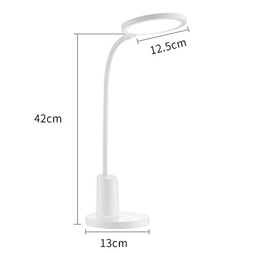 LED Desk Lamp Eye Protection for Elementary, Middle School, and College Students - Plug-in Bedside Reading Light