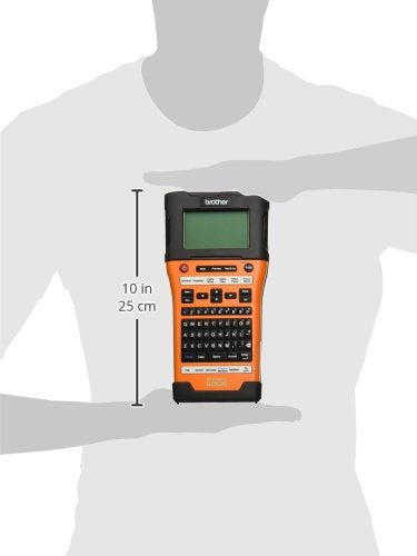Brother P-Touch-E550W  Hand-Held Labeler (UX0987),Black/orange