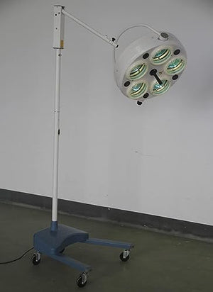 ZGOOD Floor-Standing Shadowless Operating Lamp Surgical Mobile Examination Light - Halogen Bulbs