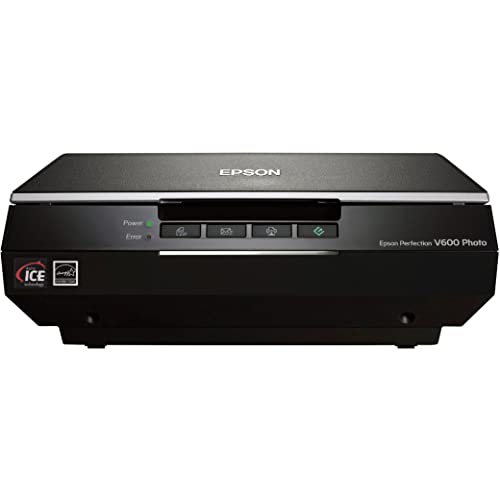 Epson Perfection V600 Photo Color Scanner - USB Connectivity, 6400 x 9600 dpi, 17" x 22" Enlargements