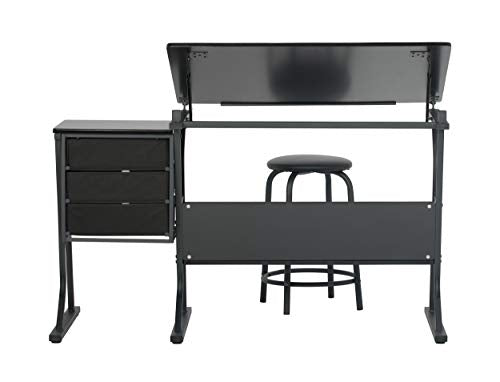 SD STUDIO DESIGNS Eclipse Craft Center in Black / Black 13365