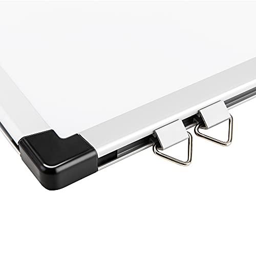 Amazon Basics Whiteboard Drywipe Magnetic with Pen Tray and Aluminium Trim, 180 cm x 120 cm (WxH)