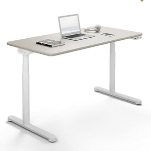 SanzIa Electric Height Adjustable Standing Desk - Memory Presets, Office/Home Computer Workstation