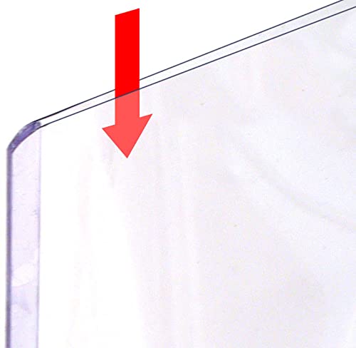 StoreSMART - Clear Rigid Toploaders - 9" x 12" - HPP9X12-100